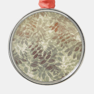 Patroon van Wikke-bladeren San Juan-eilanden, WA Metalen Ornament