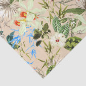  patroon van wilde bloemen tissuepapier (Detail)