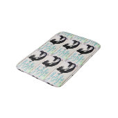 patroon van zand- en zeeen badmat (Gekanteld)