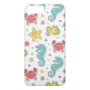 patroon van zeeen 	iPhone 8 plus / 7 plus hoesje