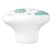 patroon van zeeen keramische knop (Zijkant)