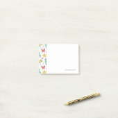 patroon van zeeen post-it® notes (Op bureau)
