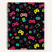 Patroon Videospelcontrollers  Notitieboek (Voorkant)