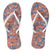 Patroon voor anker en kwal teenslippers (Voetbed)