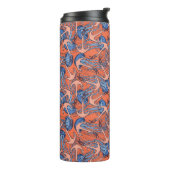 Patroon voor anker en kwal thermosbeker (Gedraaid links)