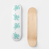 Patroon voor blauw Zee Skateboard (Voorkant)