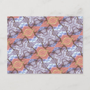 PATROON VOOR BOMEN EN VELDEN BRIEFKAART