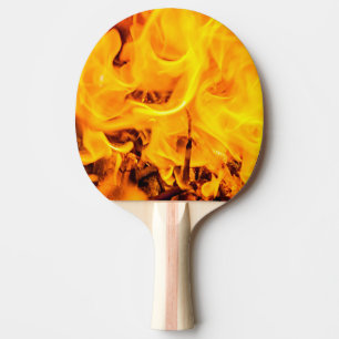 Patroon voor brand en vlammen tafeltennisbatje