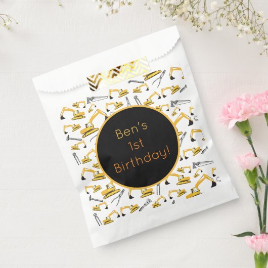 Patroon voor de constructie van graafmachines en g bedankzakje (Gezegeld)