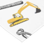 Patroon voor de constructie van graafmachines en g tafelkleed (Gekanteld)