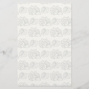 Patroon voor decoratieve schalen briefpapier