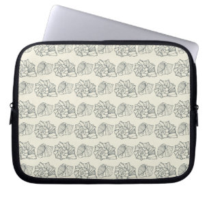 Patroon voor decoratieve schalen laptop sleeve