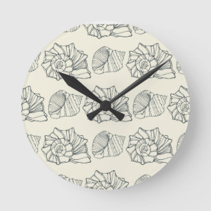 Patroon voor decoratieve schalen ronde klok
