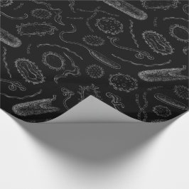 Patroon voor dodelijke ziekten cadeaupapier