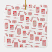 Patroon voor geblindeerde vis keramisch ornament (Achterkant)