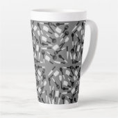 Patroon voor gereedschap koken latte mok (Rechterhoek)