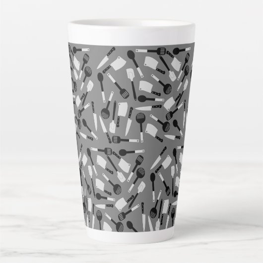 Patroon voor gereedschap koken latte mok (Voorkant)