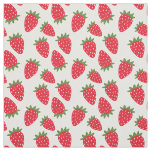 Patroon voor gezichtsmasker aardbei schattig rood stof