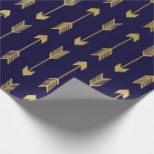 Patroon voor goudolierijgen cadeaupapier (Hoek)