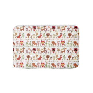 Patroon voor kinderen en dieren badmat