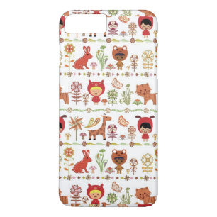 Patroon voor kinderen en dieren 	iPhone 8 plus / 7 plus hoesje