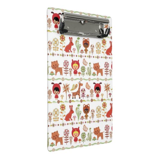 Patroon voor kinderen en dieren mini klembord (Schuin)