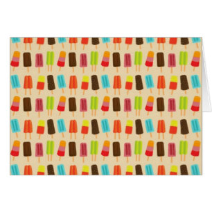 Patroon voor kleurrijke popsicles