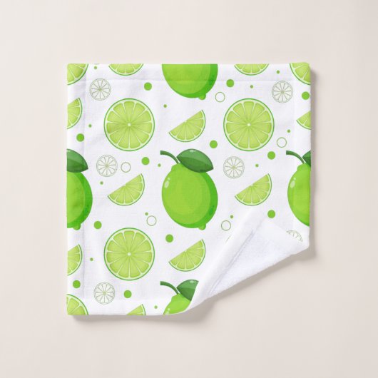 Patroon voor limoen- en Limoen Bad Handdoek (Wasdoekje)