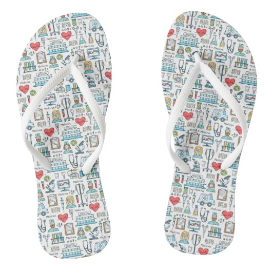 Patroon voor medisch ontwerp teenslippers (Voetbed)