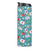 Patroon voor medische pictogrammen thermosbeker (Geroteerd rechts)