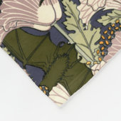 patroon voor nieuwe kunstvormen en papavers fleece deken (Hoek)