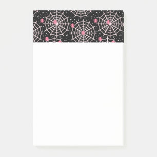 Patroon voor ongebruikte kobussen en spinnen post-it® notes