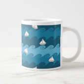 Patroon voor papierbakken jumbo mok (Rechts)