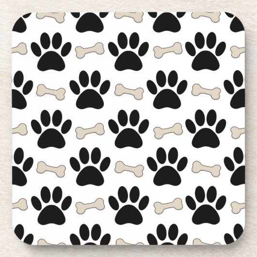 Patroon voor poten en Botten Drankjes Onderzetter (Voorkant)