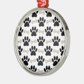 Patroon voor poten en Botten Metalen Ornament (Links)