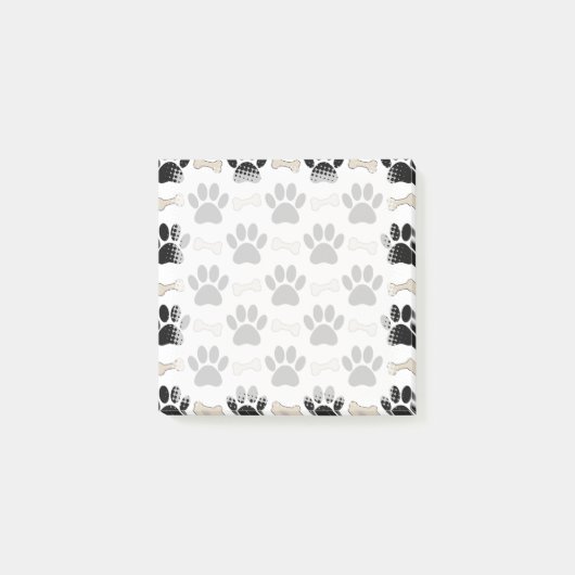 Patroon voor poten en Botten Post-it® Notes (Voorkant)