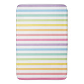 Patroon voor regenboogstripes badmat (Voorkant Verticaal)