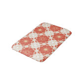 Patroon voor rode en goudflens badmat (Gekanteld)