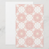 Patroon voor rode en goudflens briefpapier (Voorkant / Achterkant)