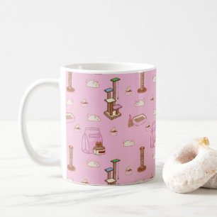 Patroon voor roze kattenspeelgoed   Die Mok van he