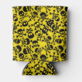 Patroon voor schedel en dwarsbeenderen blikjeskoeler (Voorkant)