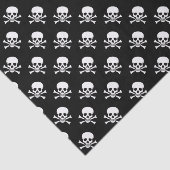 Patroon voor schedel en dwarsbeenderen tissuepapier (Detail)