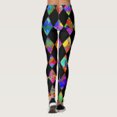 Patroon voor schilderspier Diamond Leggings (Achterkant)