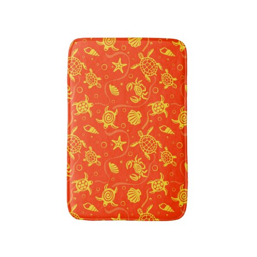 Patroon voor schildpadden badmat (Voorkant Verticaal)