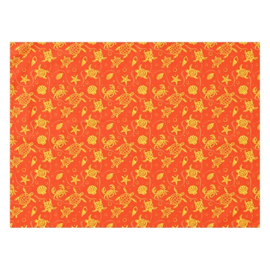 Patroon voor schildpadden tafelkleed (Voorkant (Horizontaal))