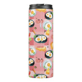 Patroon voor tomaten en gedroogde eieren thermosbeker (Achterkant)