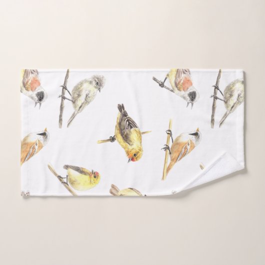 Patroon voor trekvogels bad handdoek (Handdoek)