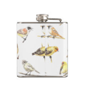 Patroon voor trekvogels heupfles (Achterkant)