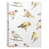 Patroon voor trekvogels notitieboek (Voorkant)