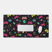 Patroon voor videogamecontrollers bureaumat (Keyboard & Muis)
